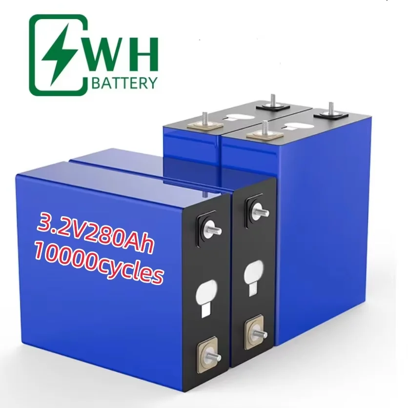 High Capacity  4pcs Grade A+ 3.2v  280Ah 320Ah 340Ah LiFePO4 Battery Cell for Solar Energy
