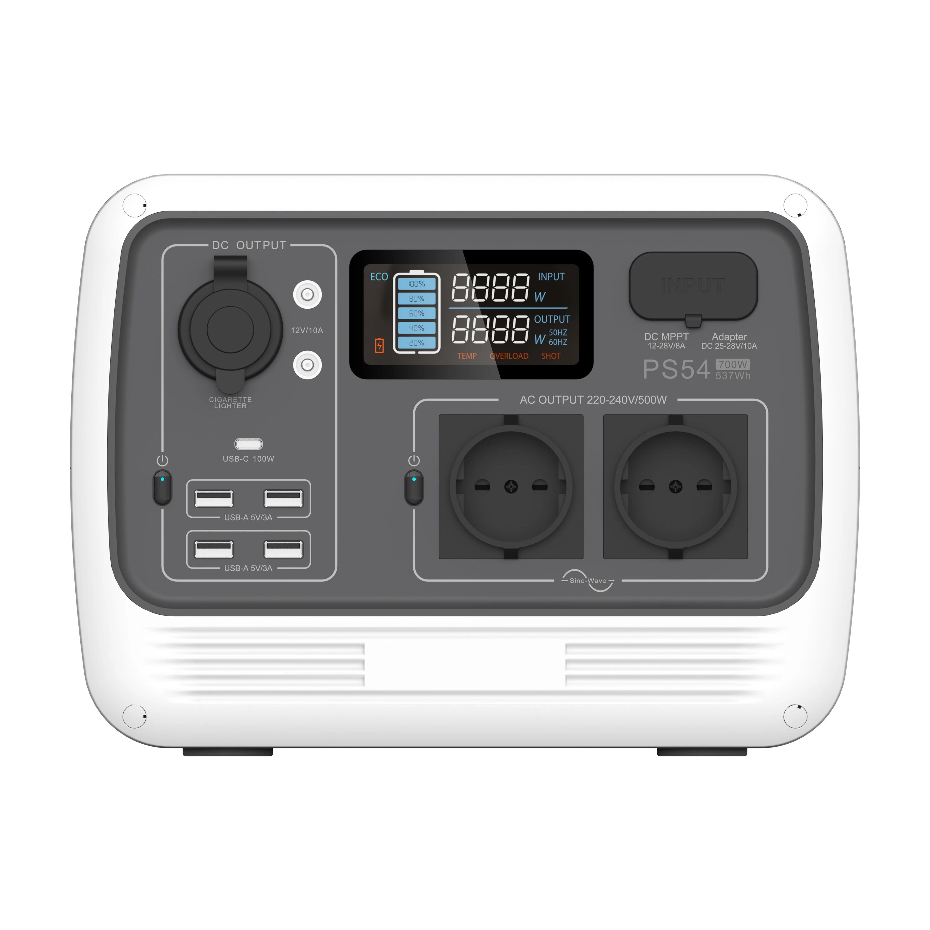 700W energy storage bettery portable power station gaspline generators solar home system 300w