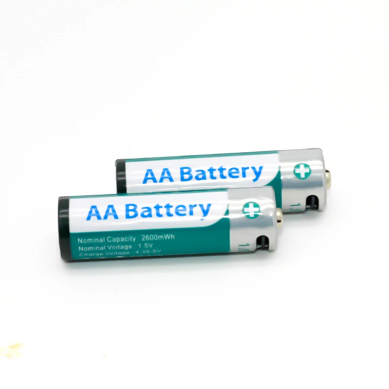 AA battery for flash photography electronics 1.5V USB TYPE-C rechargeable lithium ion battery