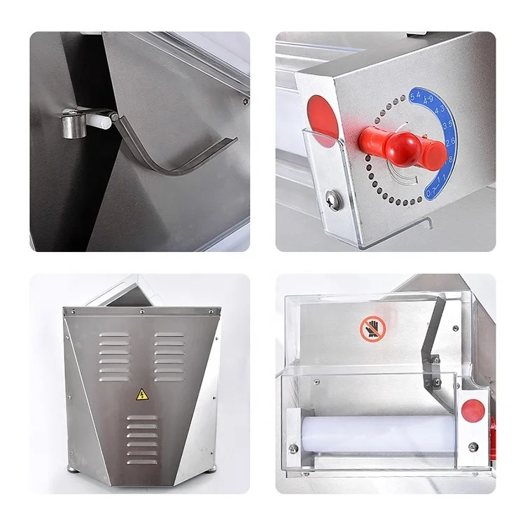 Baking Equipment Pizza Base Flatten Pressing Machine Pizza Base Sheeter Pizza Dough Roller