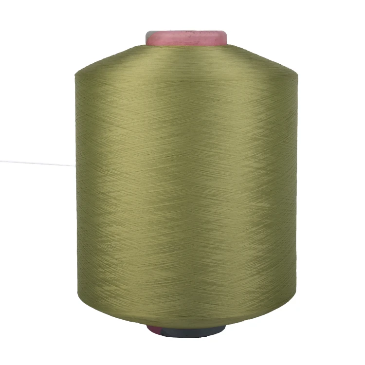 China 100% Polyester DTY Dope Dyed High Filament Yarn Knitting High Tenacity Yarn DTY Polyester Yarn