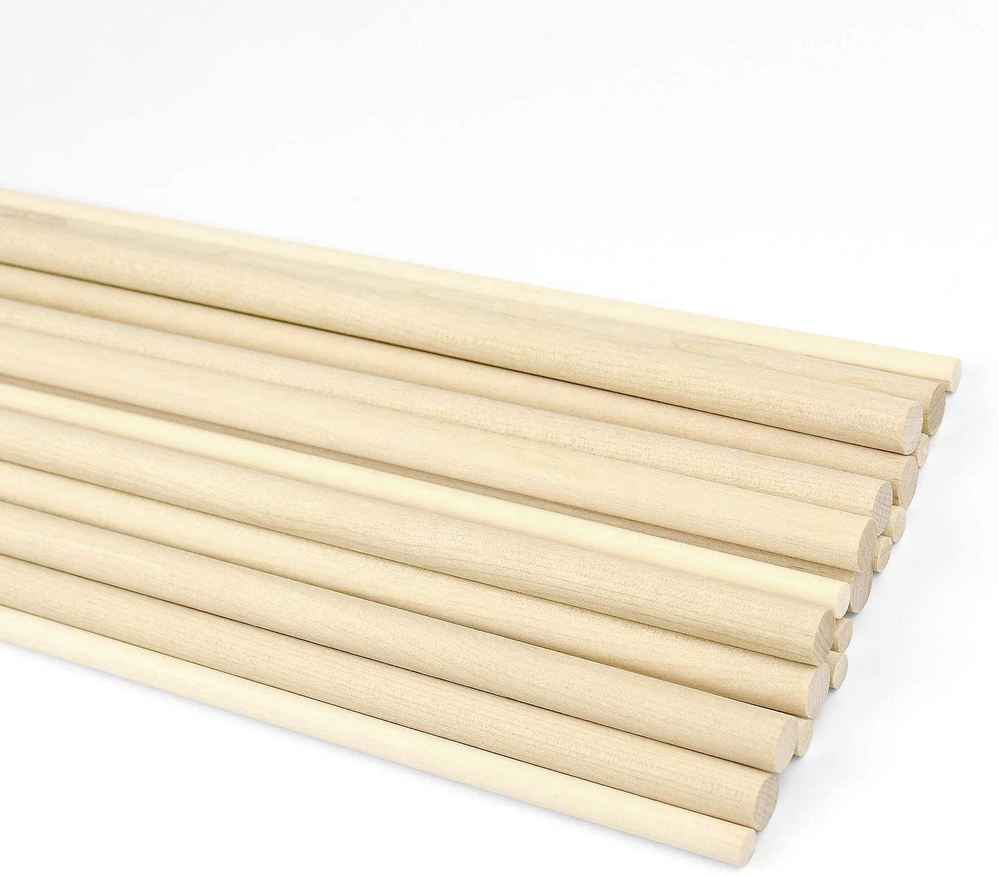 wholesale custom High quality Unfinished Natural Wood Craft Dowel Sticks Wooden Dowel Rods for Craft