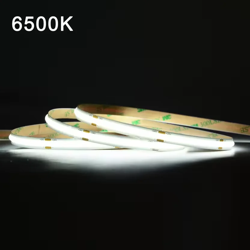 High Cri 90 95 Cinta Led COB 2700K 3000K 4000K 6500K CCT RGB RGBW RGBCCT 3MM 5MM 8MM 10MM 5V 12V 24V Cinta Led COB