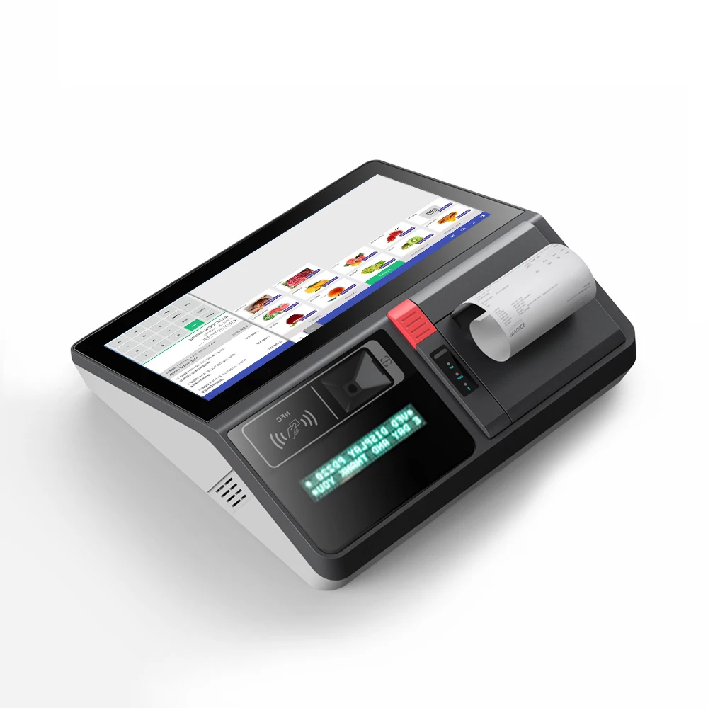 Barway Touch Screen All in One Barcode Reader NFC Printer in one POS System