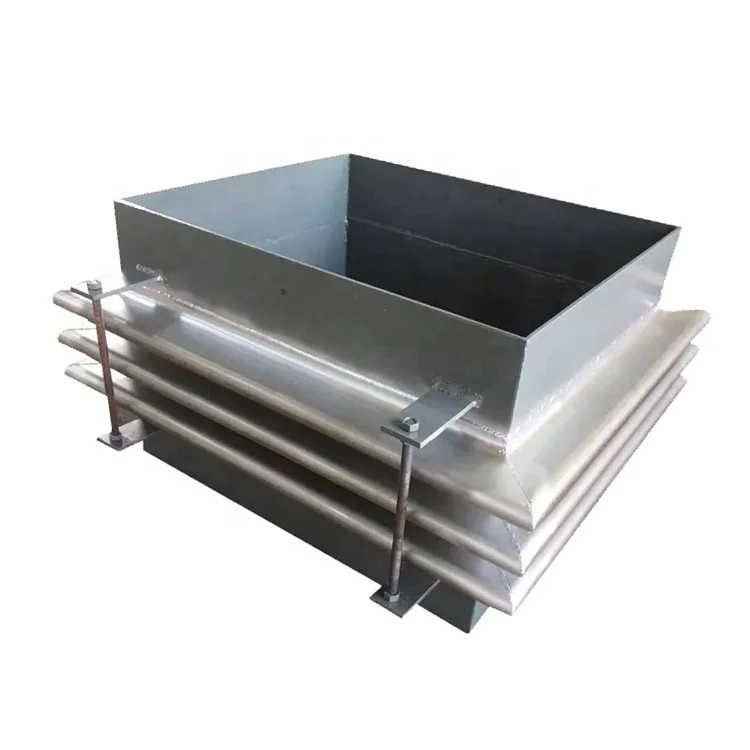 Pipeline connection flange stainless steel metal corrugated square metal bellows expansion joint