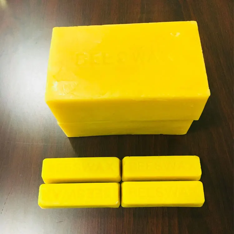 Factory Supply High Quality Pure Beeswax for Cosmetic Candle Yellow Natural Block Bee Wax