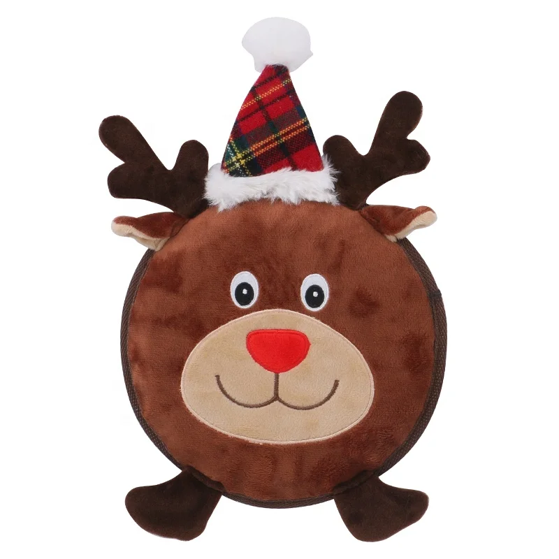 
Wholesale Dog Flying Disc Interactive Christmas Pet Toys 