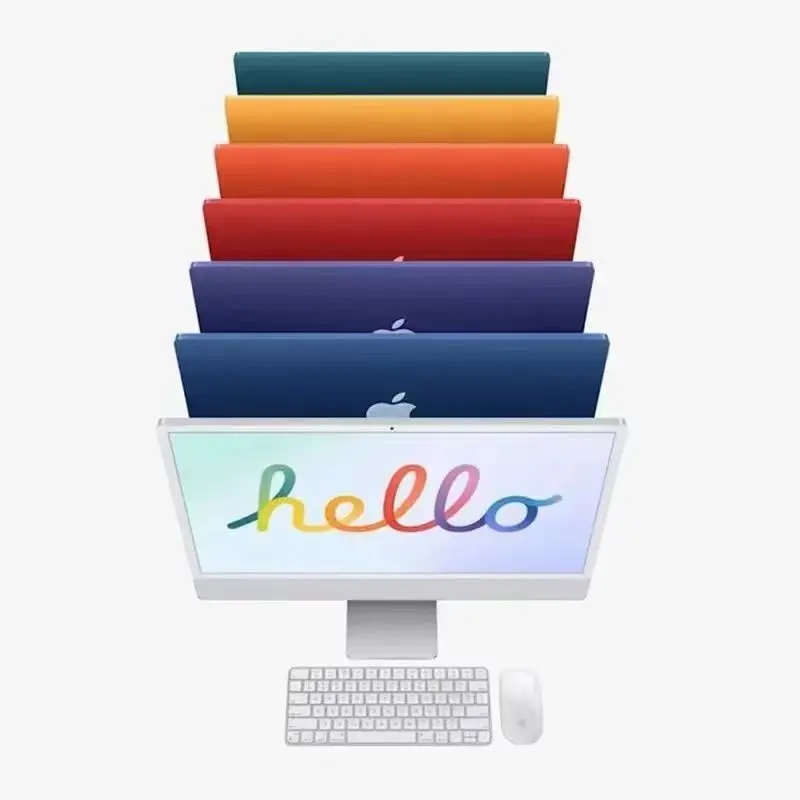 All-in-one Computer for iMac 2021 24 inch High Performance Computer M1 Chip Used Computer with Multiple Colors
