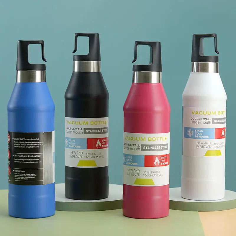 Large-Capacity Stainless Steel Flask Bottle Vacuum Water Bottle For Sport Thermos Double Wall Stainless Steel Water Bottle
