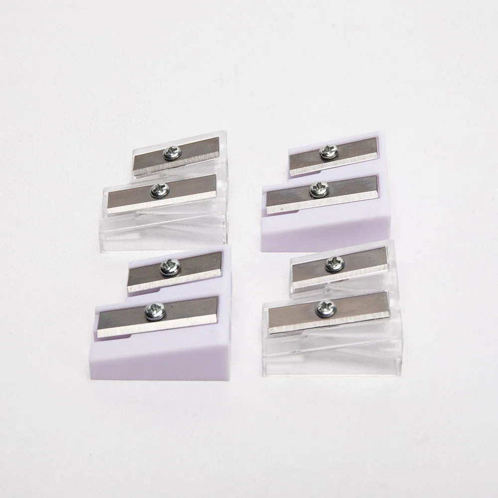 
factory direct sale transparent double hole pencil cutter sharpener 