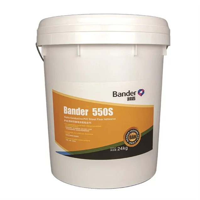 Высокопрочный статический токопроводящий клей Bander 550S для влажного липкого строительства, экологически чистый клей для пола