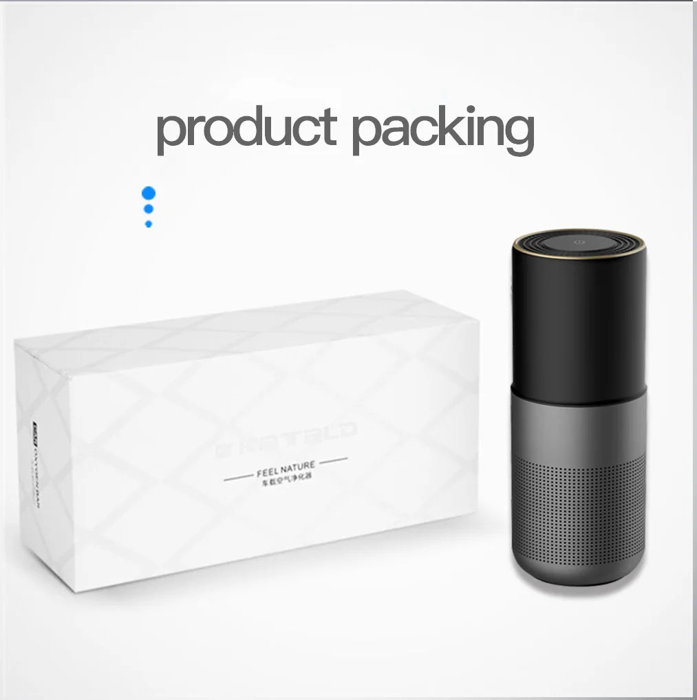Удалить запах пыли PM2.5 Портативный USB очистители воздуха для автомобиля