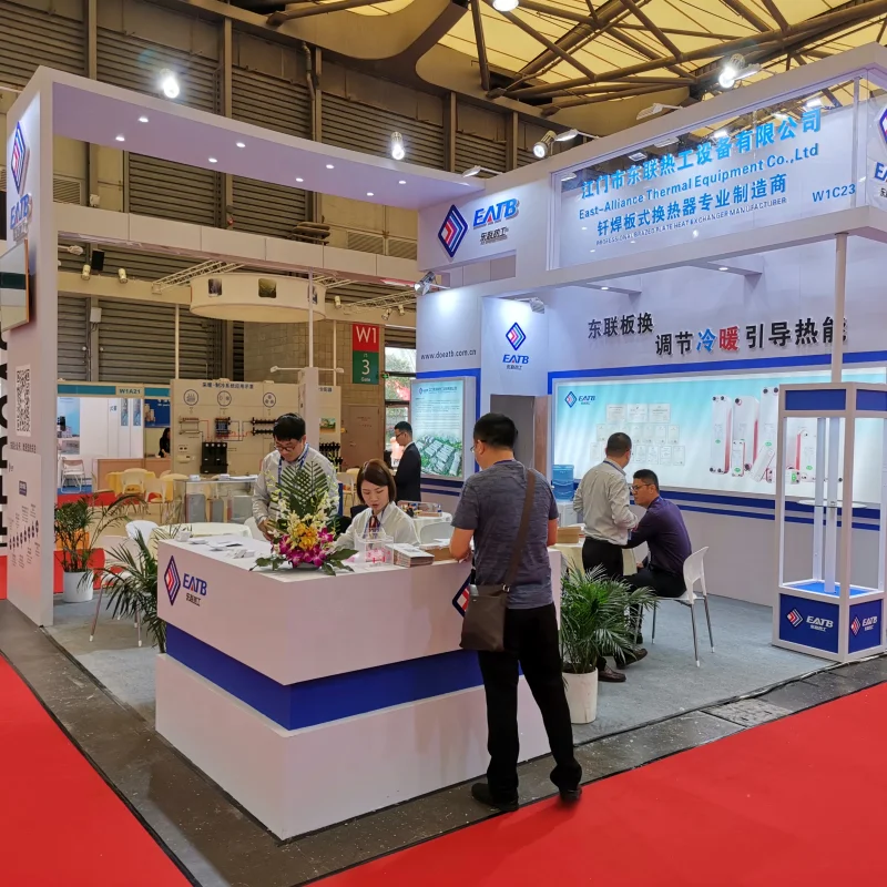 EATB Spare Parts Heat Exchange Water Cooler AC Condenser 0.023m2 Heat Transfer Areas Brazed Plate Heating Exchanger