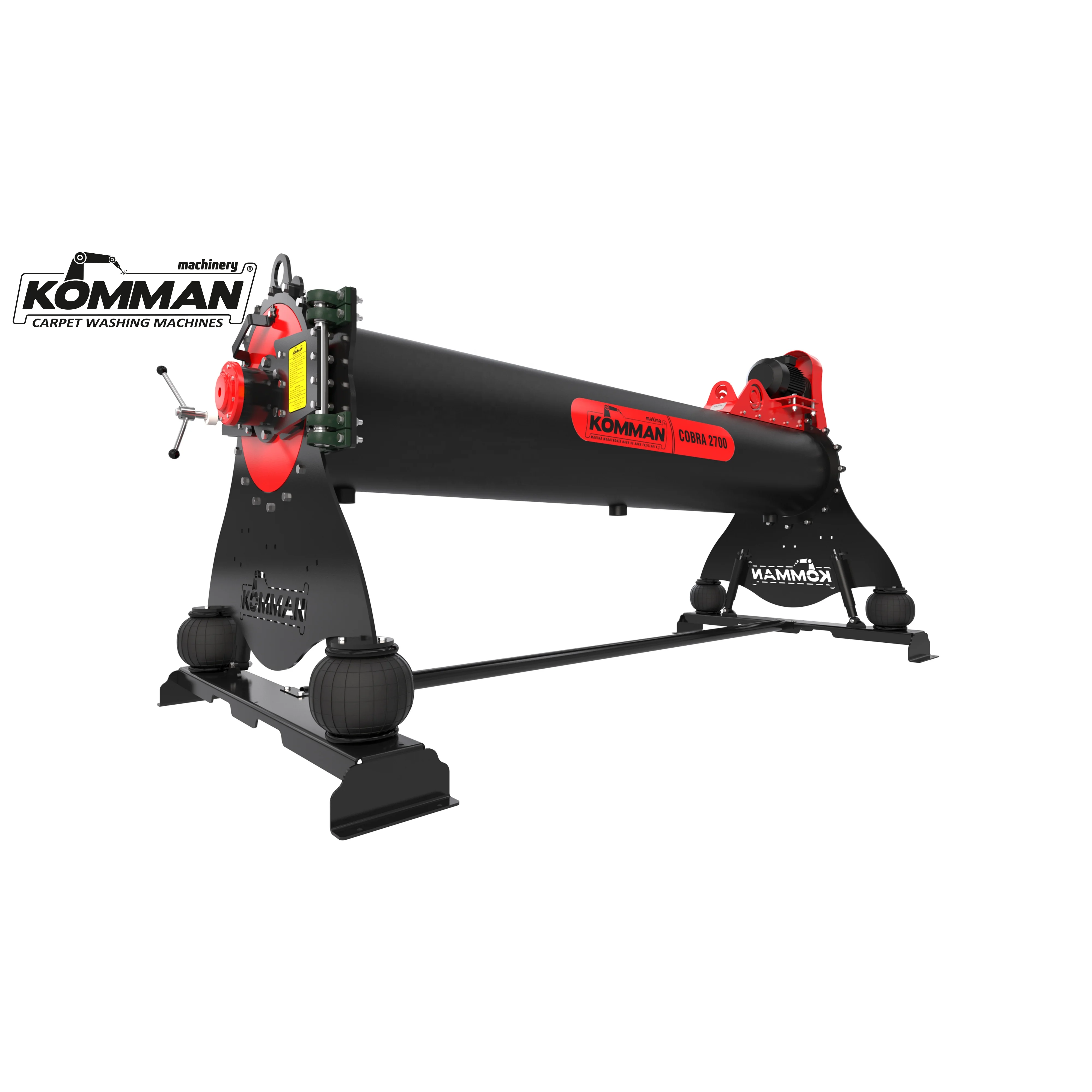 Automatic Industrial Carpet/Rug Wringing Machine- Commercial Rug 2.70 Inner Drum Caliber: 38mm Cobra-2700-38-s