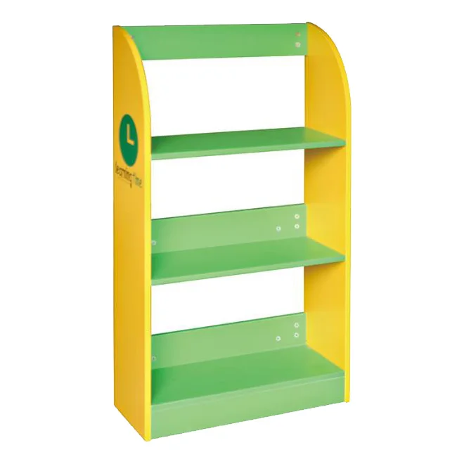 high quality Kindergarten furniture kids Bookshelf toy storage wooden Children cabinet