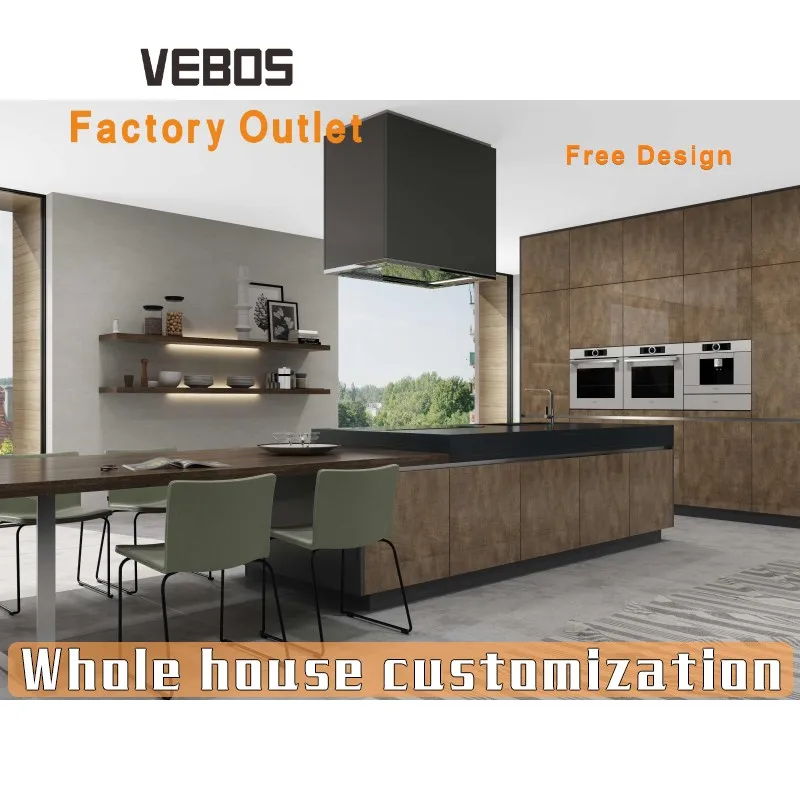 Factory customized design modern kitchen cabinets cuisine and kitchen cabinets complete sets