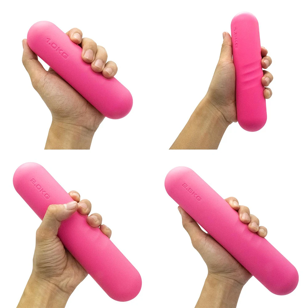 Hot Selling 2,3,4,5kg/pair Silicone Iron Low Price Home Fitness Gym Dumbbell Weights Set