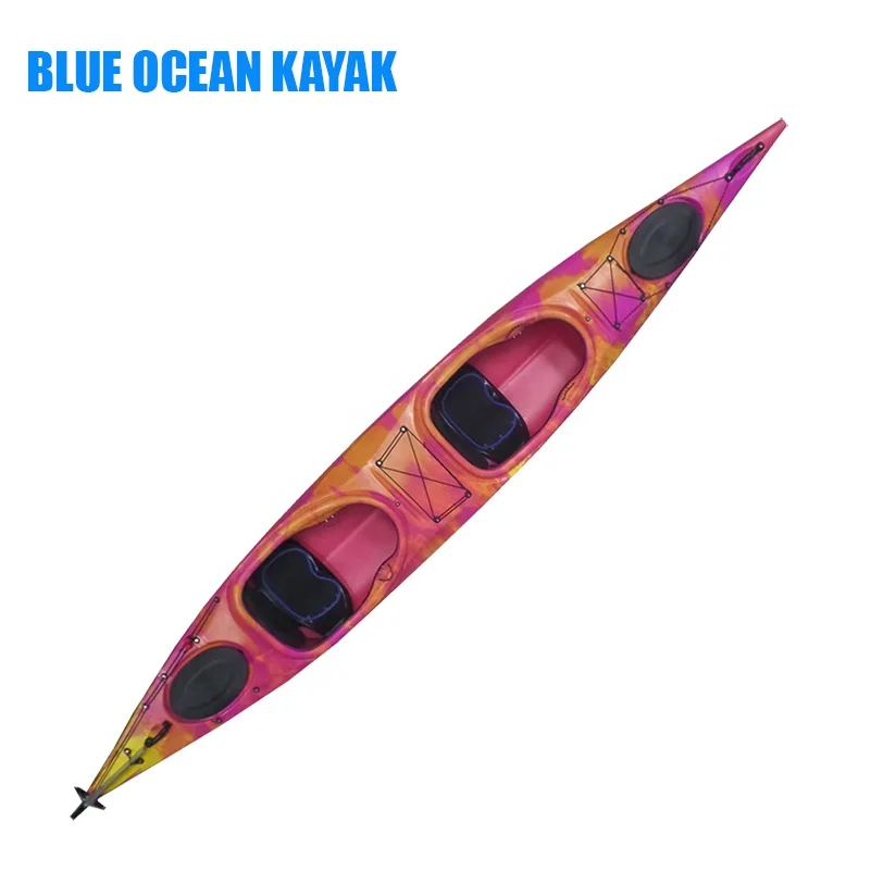 Ocean Double Sea Plastic Sit In Cheap Two Seats kayak