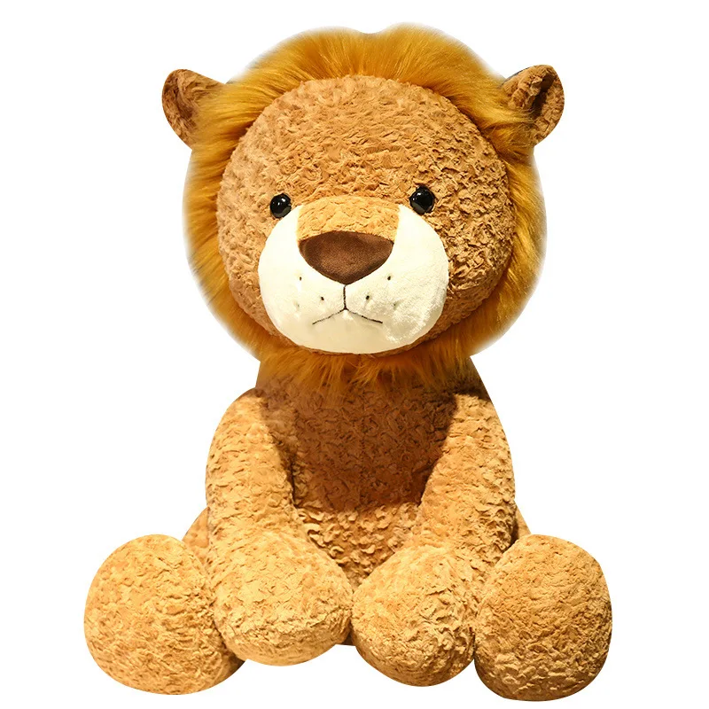 New Design Cute Sitting Posture Little Lion Plush Toys for Children Accompany Gifts with Best Price