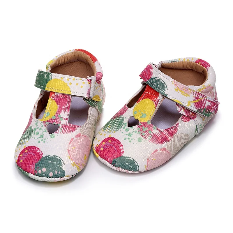 EVERTOP new arrival fashion patent PU leather beautiful baby party shoes prewalker shoes