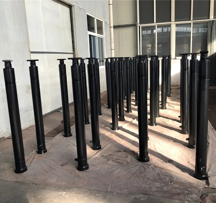 
double acting telescopic cylinder for sanitation truck 