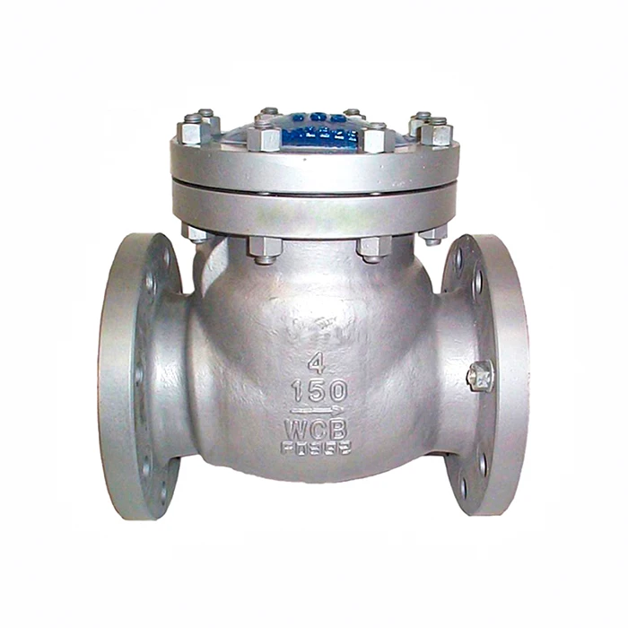 2024 Check valve 4in 8in ss304  WCB stainless steel swing type flange check valve