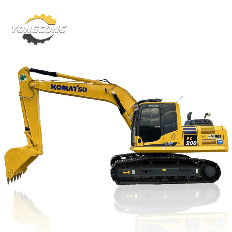 high quality Used Excavator Komatsu PC200 200-8 20 ton harga excavator komatsu bekas pc 200 construction machinery