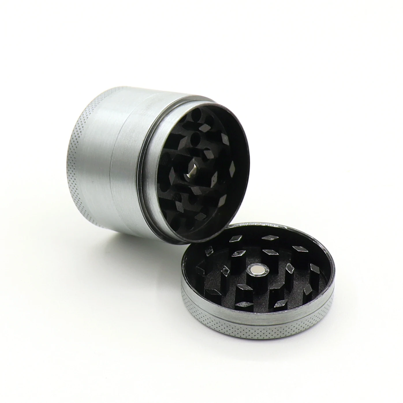 Биоразлагаемый измельчитель из цинкового сплава Амстердама, Лидер продаж на Amazon, измельчитель травы 55 мм, Электрический измельчитель для табака и специй