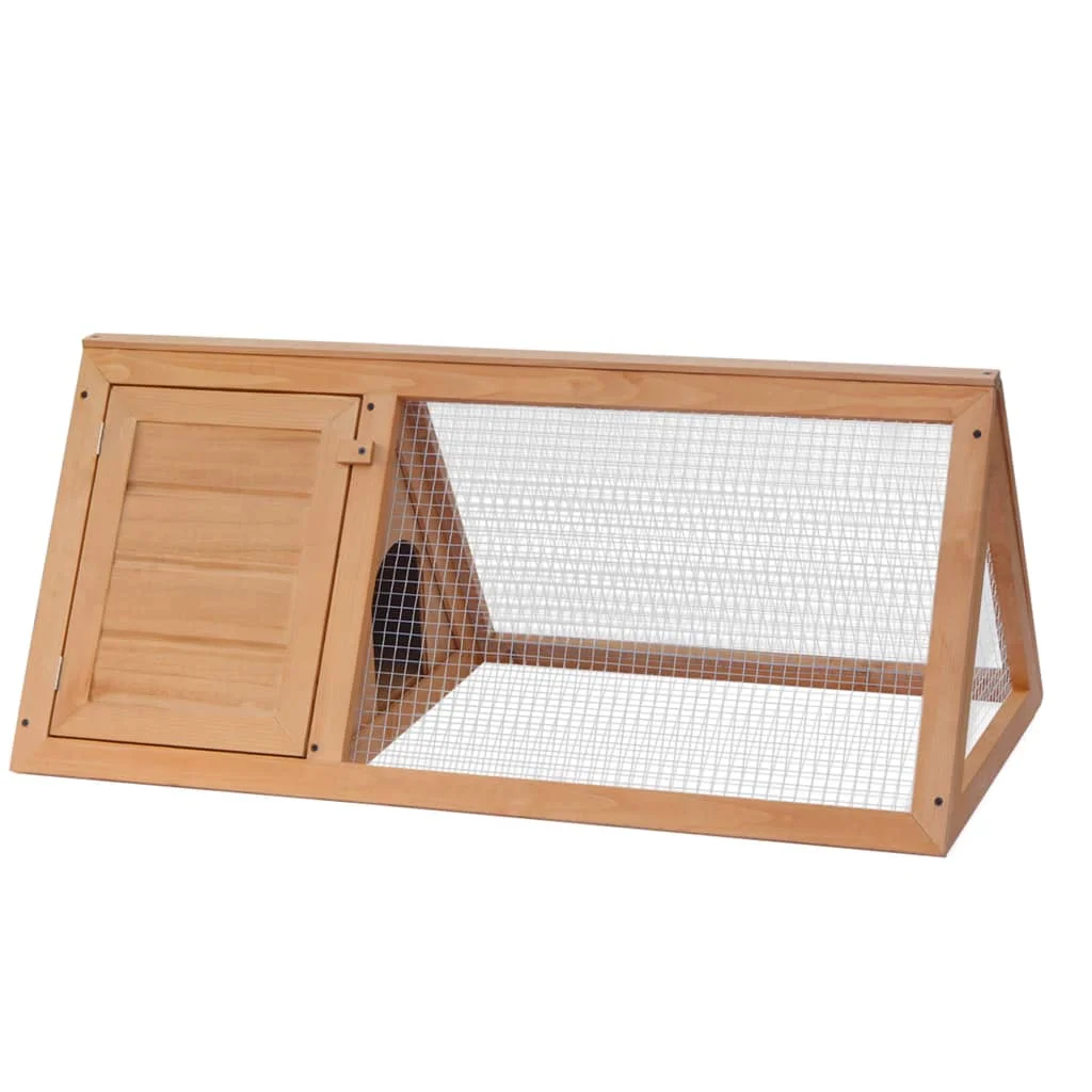 Hot selling Handmade Animal Rabbit Cage Wood Outdoor Cat House Pet Houses wooden cages Dog Furniture Iron Mesh Cages