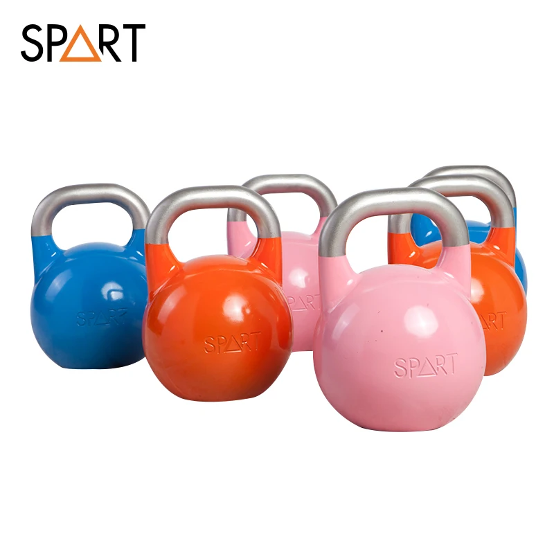
The Best Selling Custom Logo Color Competition Set Fitness Exercise Home Kettlebells 