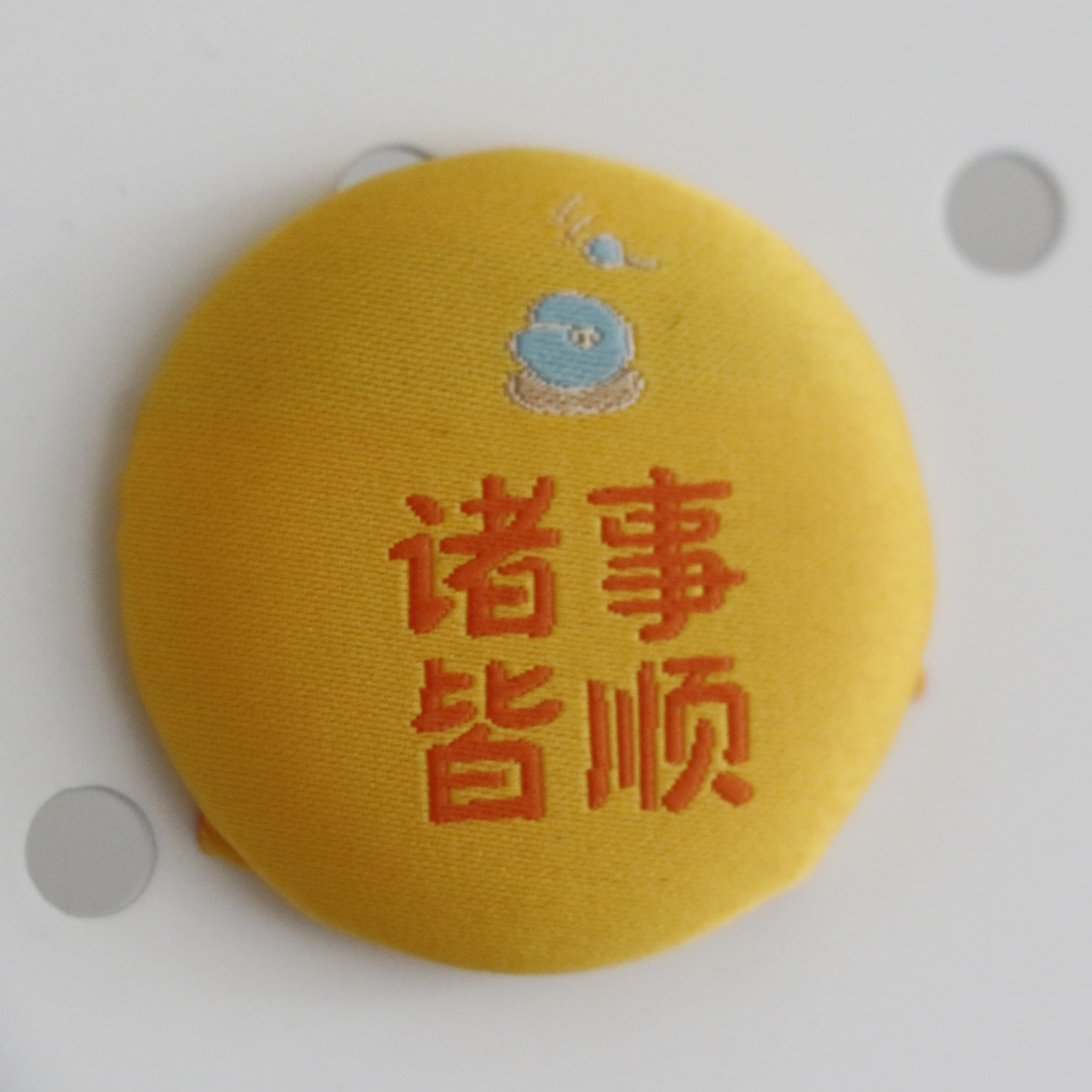 Custom size Chinese embroidery magnets 3D Silk Embroidery Cute Fridge Magnets Novelty Gifts