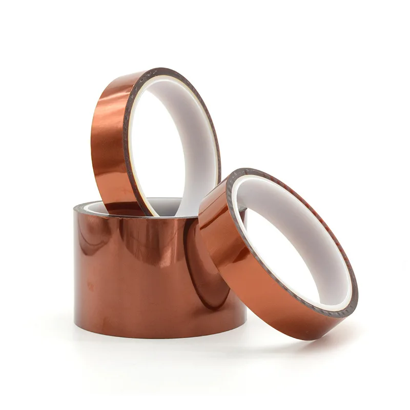 Heat Transfer Thermal Tape Single Side Kaptons Tapes Polyimide Film Kaptone Heat Tape 10mm For Sublimation Masking