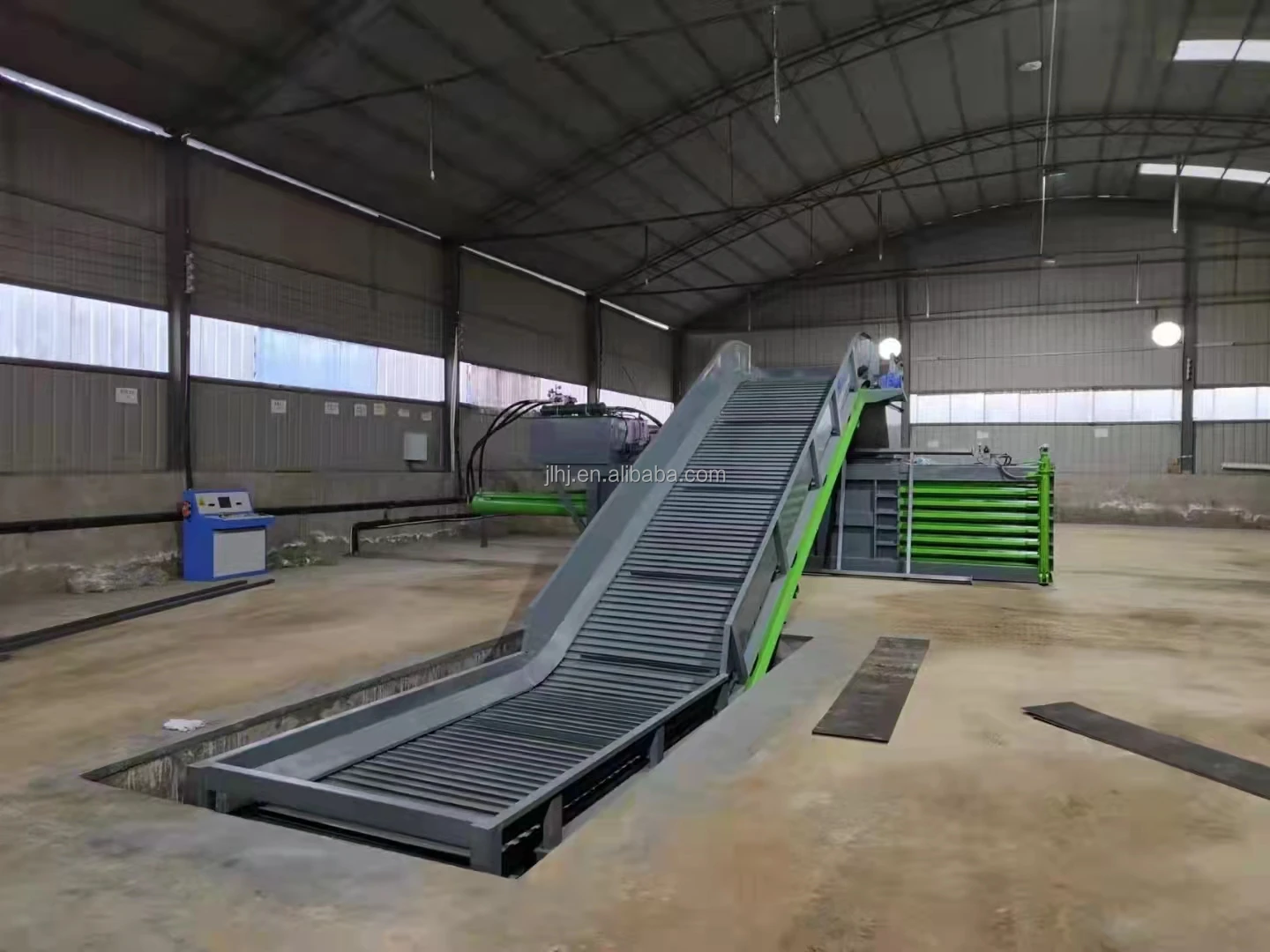 Automatic horizontal balers for waste paper/cardboard hydraulic baler machine/horizontal baling press machine