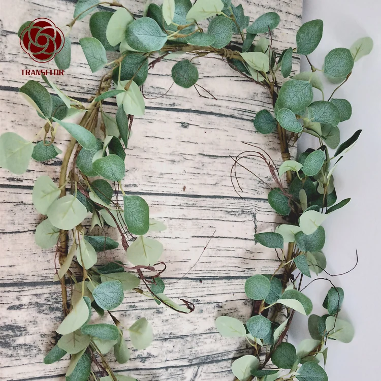 Новый дизайн Высокое качество Крытый украшения ручной искусственный эвкалипт гирлянда