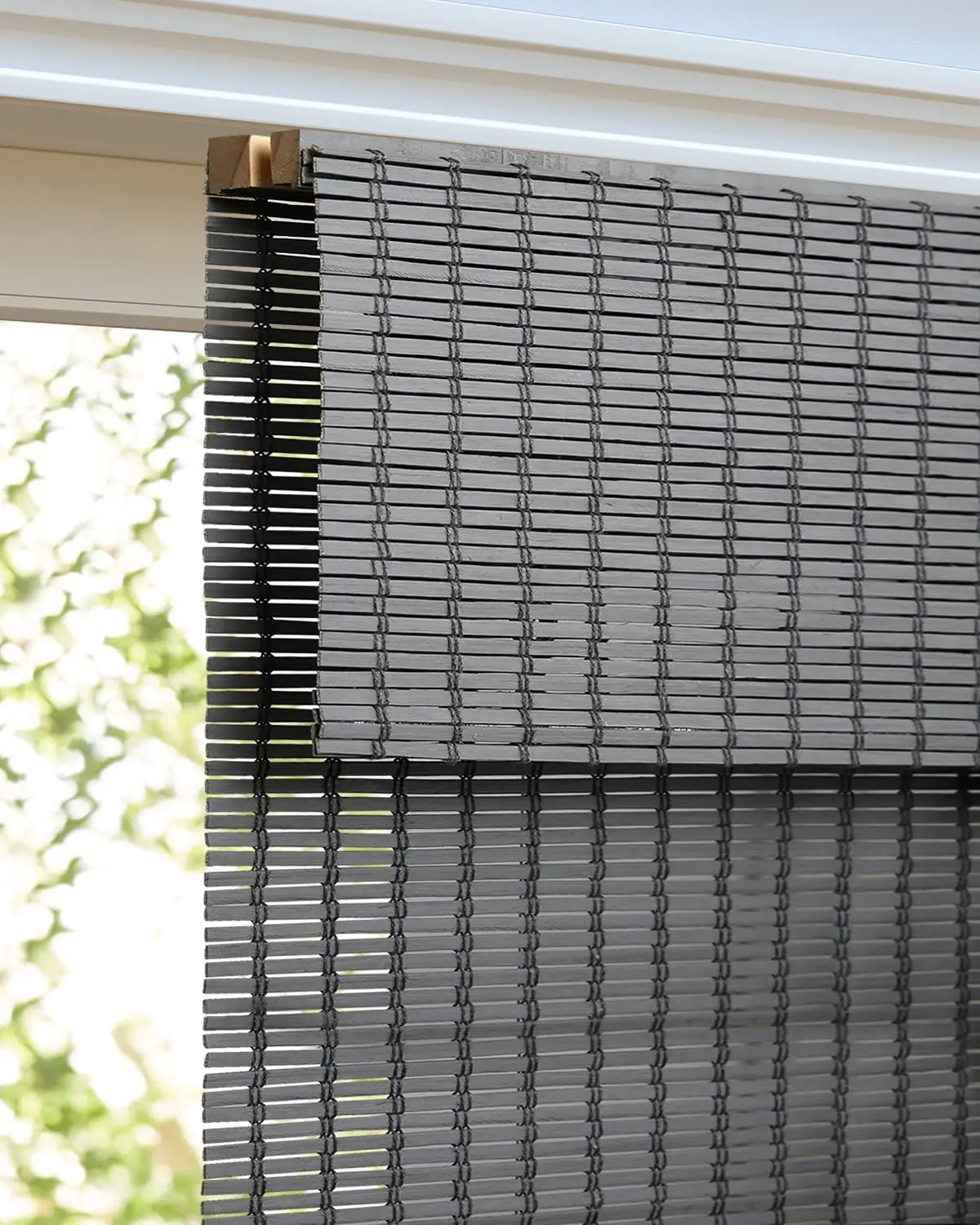 Cordless roman shade Bamboo privacy blinds Bamboo roman blind cordless roman shades custom size bamboo privacy blinds for window