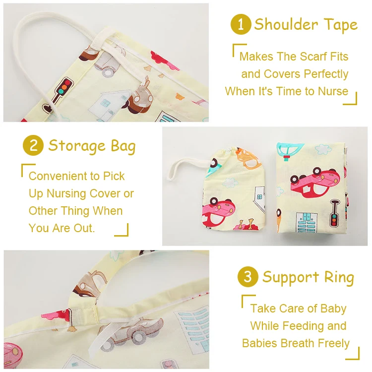 Famicheer BSCI stretchy nursing cover car seat and