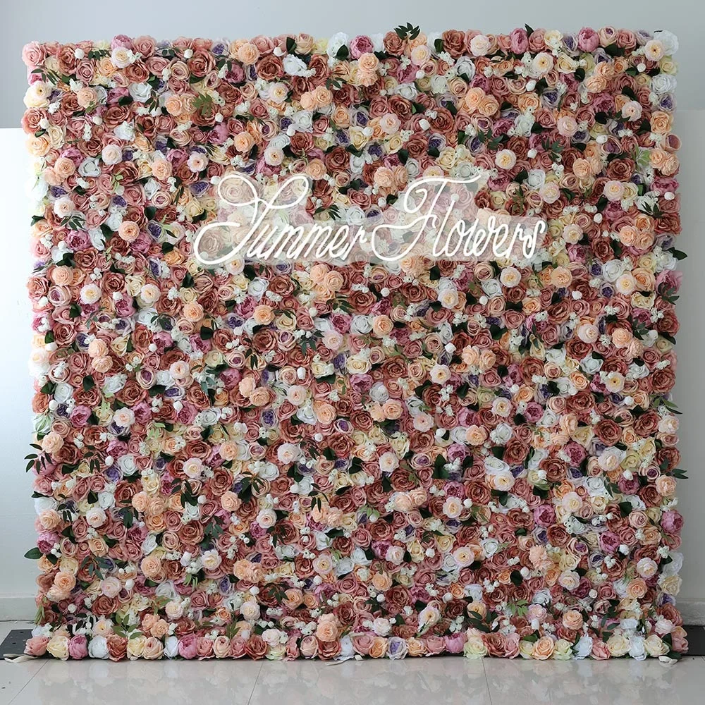 3d flower wall autumn backdrop decoration for home