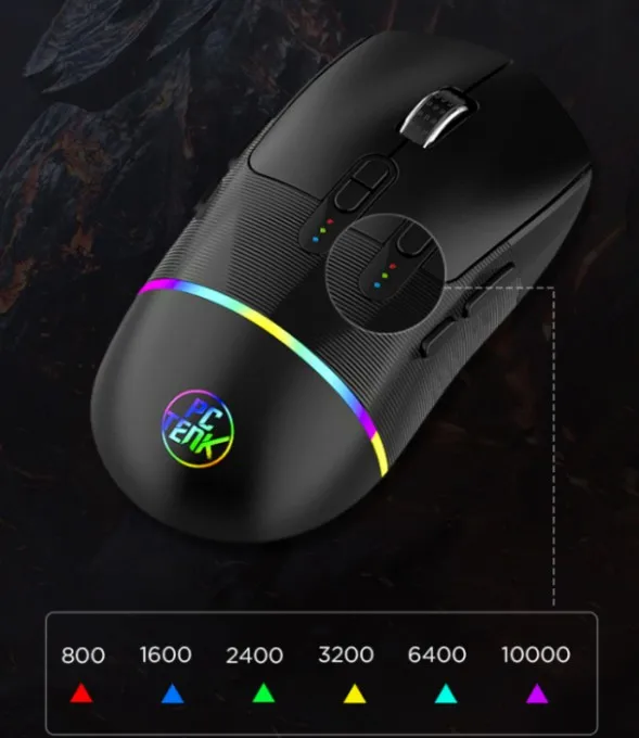 2.4G USB Computer Gaming Mouse RGB Color LED Backlit Rechargeable Silent Wireless Gaming Mouse For PC Laptop