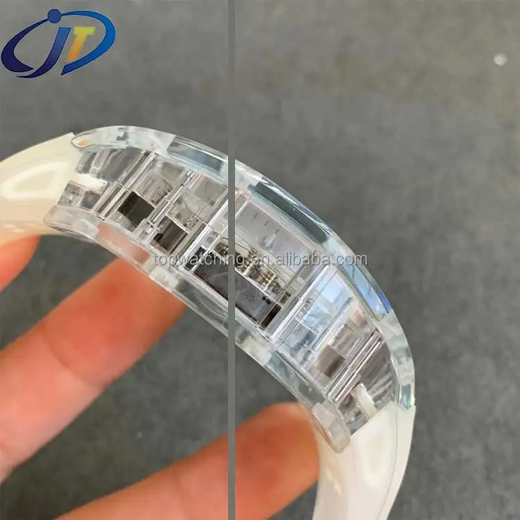 Limited Edition Super Clone Luxury RM056 Rich Rubber Fiber Carbon Milleill Reloj Turbillon Sapphire mens montre