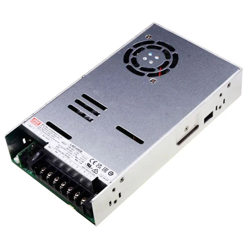 Mean Well LAD-600 series switching power supply Meanwell 600W Economical Security/Fire Alarm PSU with Battery Charger/UPS
