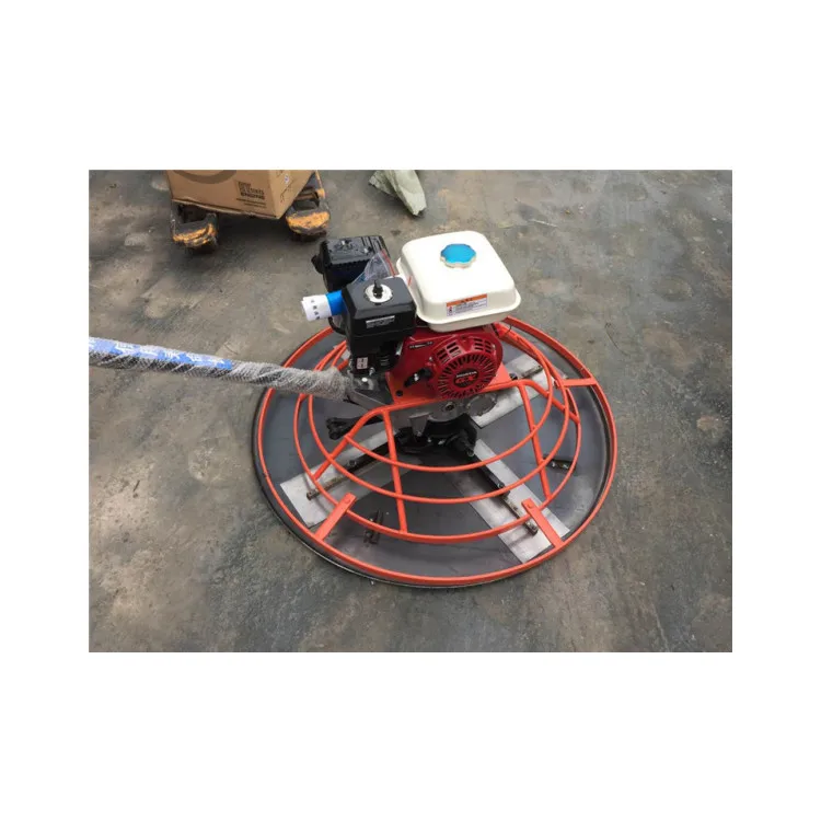 24 inch handheld cement concrete helicopter walk behind power trowel machine