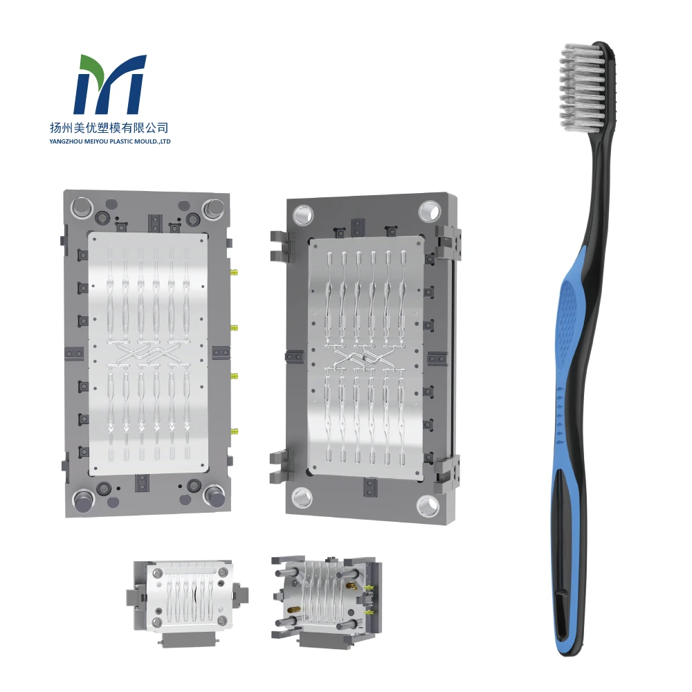Customized High Precision Plastic Toothbrush Injection Mould for ToothBrush Factory Customizable Adult Toothbrush