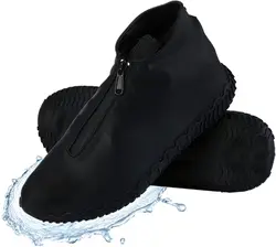 Outdoor Reusable Non Slip Rain Shoe Cover Unisex Shoe Protectors Outdoor with Non-slip Sole for Rainy and Snowy