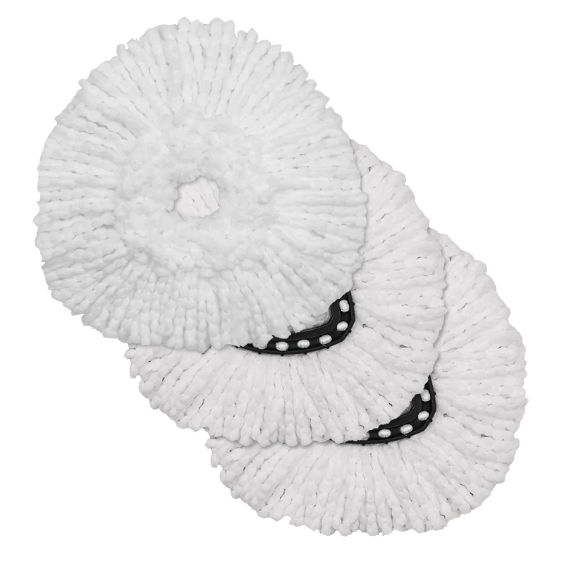 Factory Supply Microfiber Spin Mop Refill Cotton Mop Head Replacement Pads Fits  EasyWring