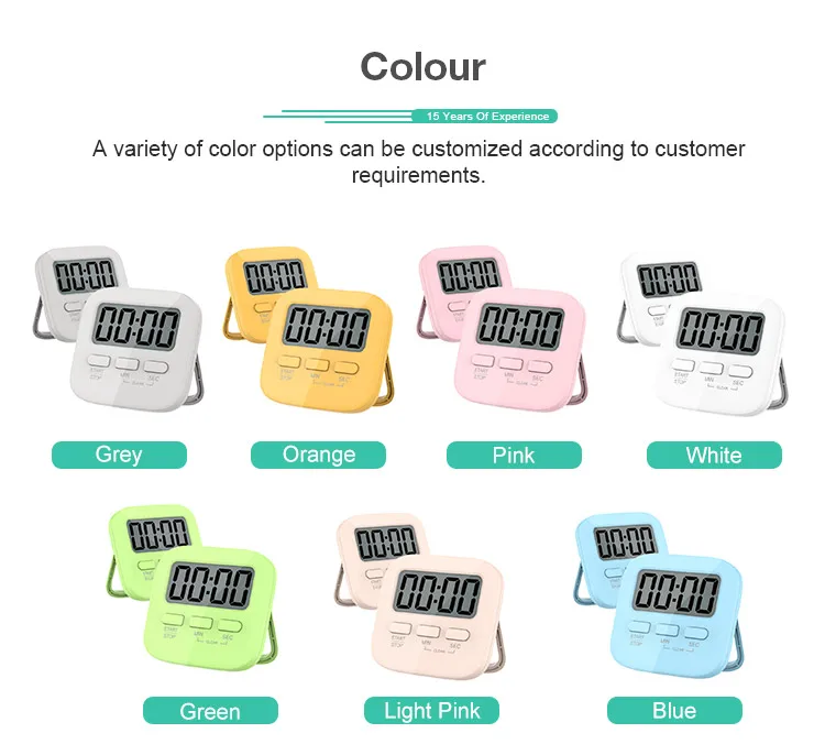 new wholesale timer ABS material cheap fashion digital kitchen for hotel