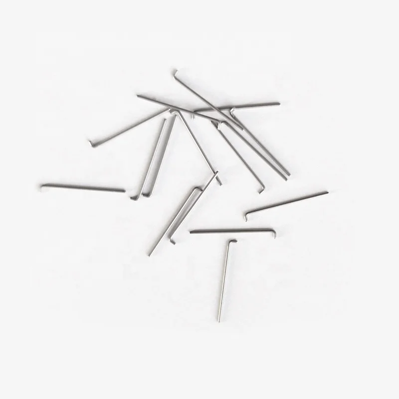 Tungsten wire high temperature treatment with ball head Fine tungsten wire use in medical Safe custom orthopedic tungsten wire