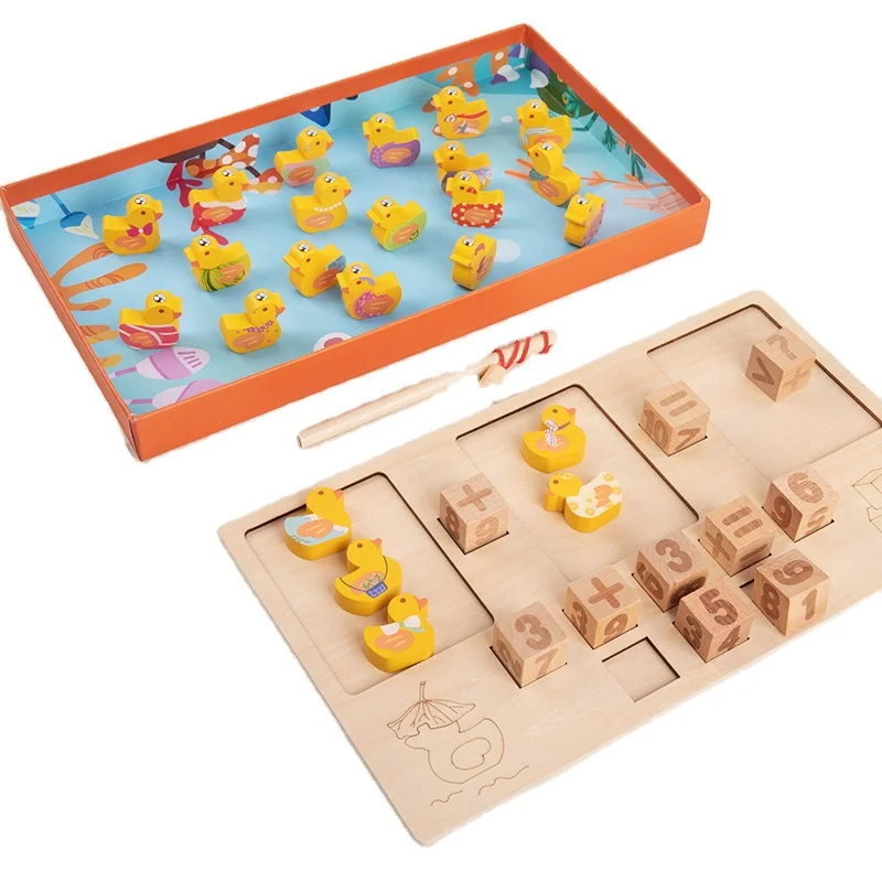 High quality Initiation Mathematical enlightenment educational toys creative counting ducks game For kids Boys and girls CPC CE