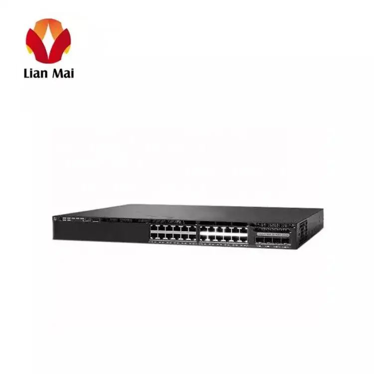 WS-C3650-24PS-E 24 Port Gigabit PoE Uplink IP Services switch