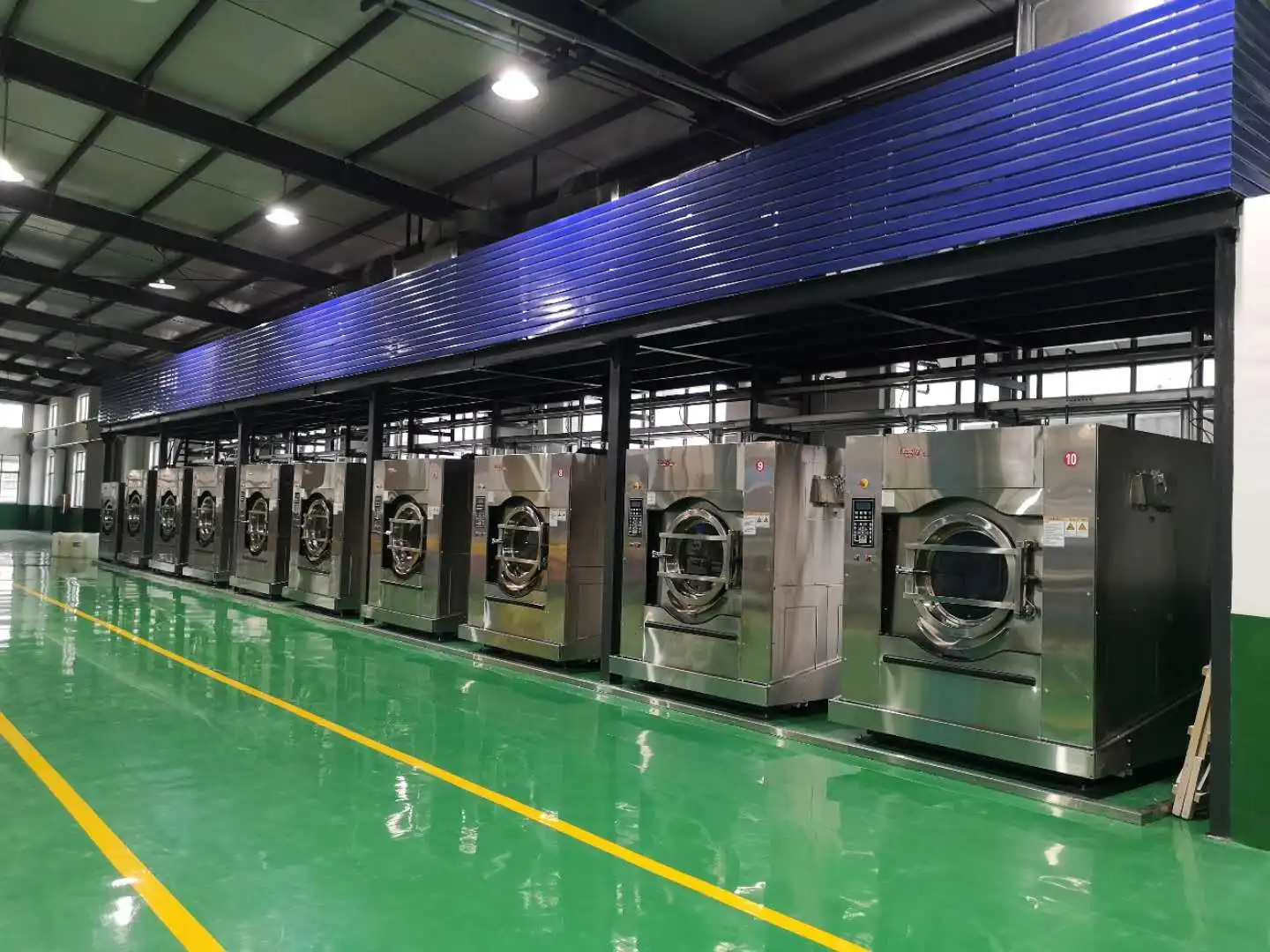 China laundry washer dryer machine for sale Full Automatic 100kg tile Washer Extractor