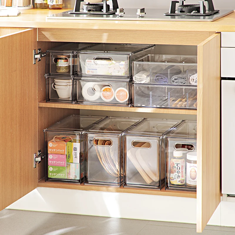 Hot selling plastic drawer  stackable storage organizers